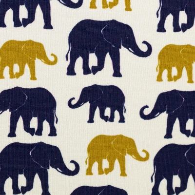 Jersey | THEO Elefanten | Blau Senf